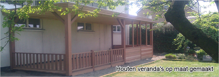 Houten veranda Idee Houten veranda